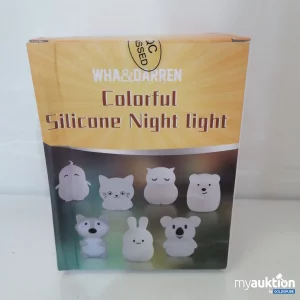 Auktion Wha&Darren Colorful Silicone Nightlight 