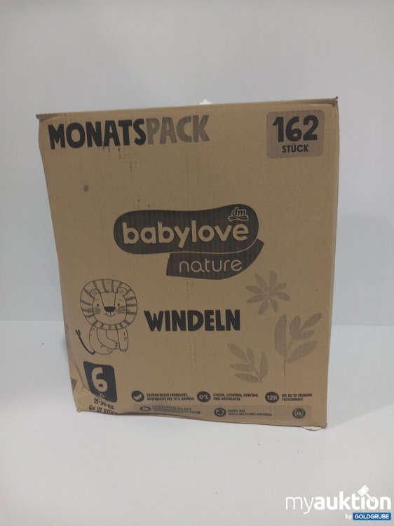 Artikel Nr. 781063: Baby love Windel 15-20kg 162 Stück 