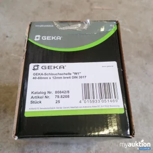 Auktion Geka Schlauchschelle W1  25stk