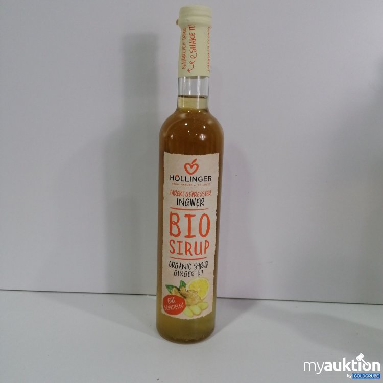 Artikel Nr. 778067: Hollinger Direkt Geprester Ingwer Bio Sirup 0.5l