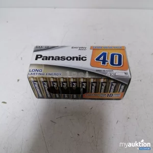 Auktion Panasonic Long Lasting Energy AAA Batterien 40stk 