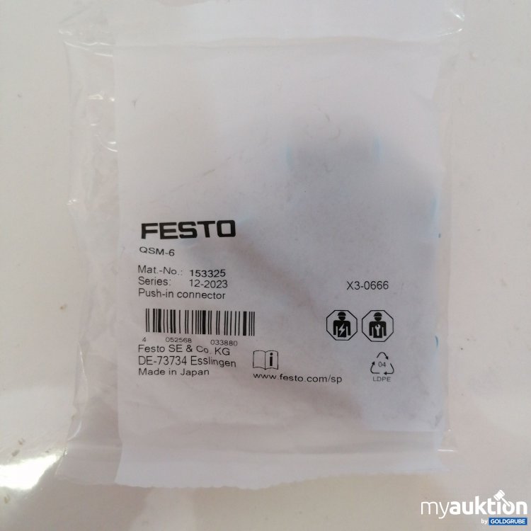 Artikel Nr. 745069: Festo Pusch in connector  10stk 