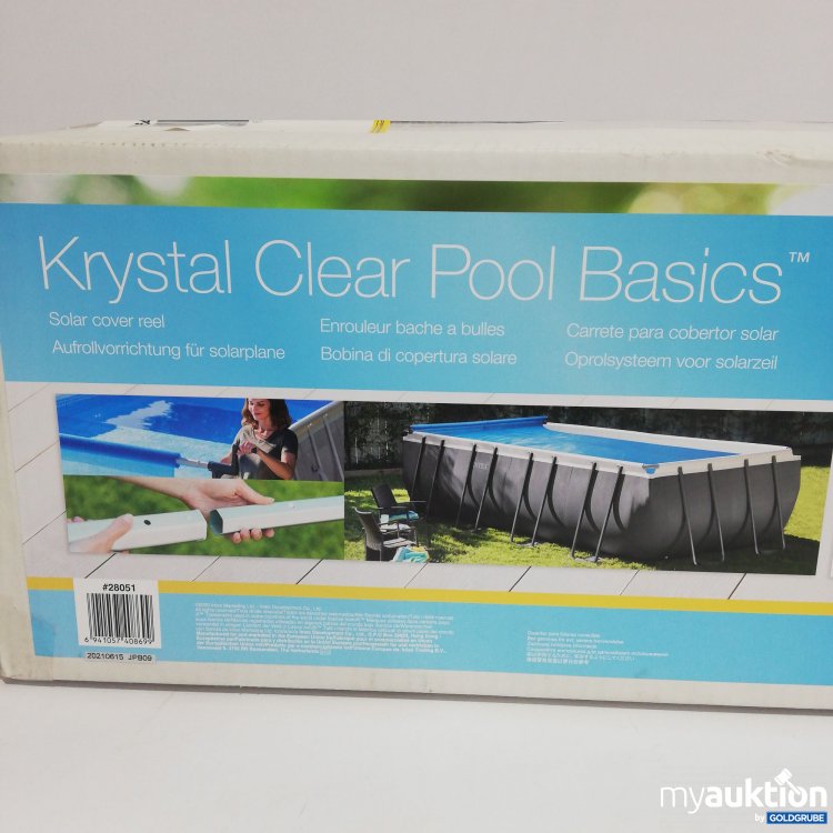 Artikel Nr. 783071: Intex Krystal Clear Pool Basics 28051 Aufrollvorrichtung für Solarplane