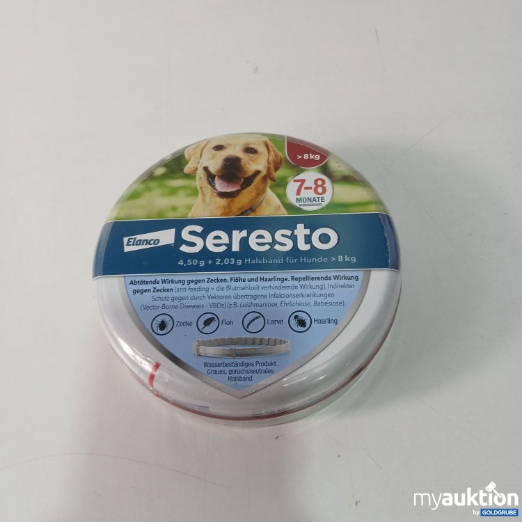 Artikel Nr. 801071: Elanco Seresto Hunde Halskette 7-8 Monate bis 8kg