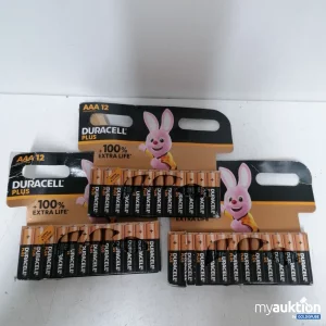 Auktion Duracell Plus AAA 12 