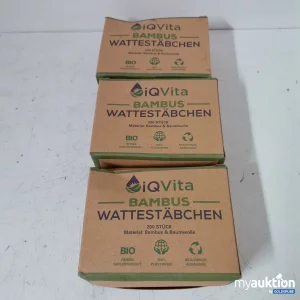 Auktion Bambus Wattestäbchen 3x200 