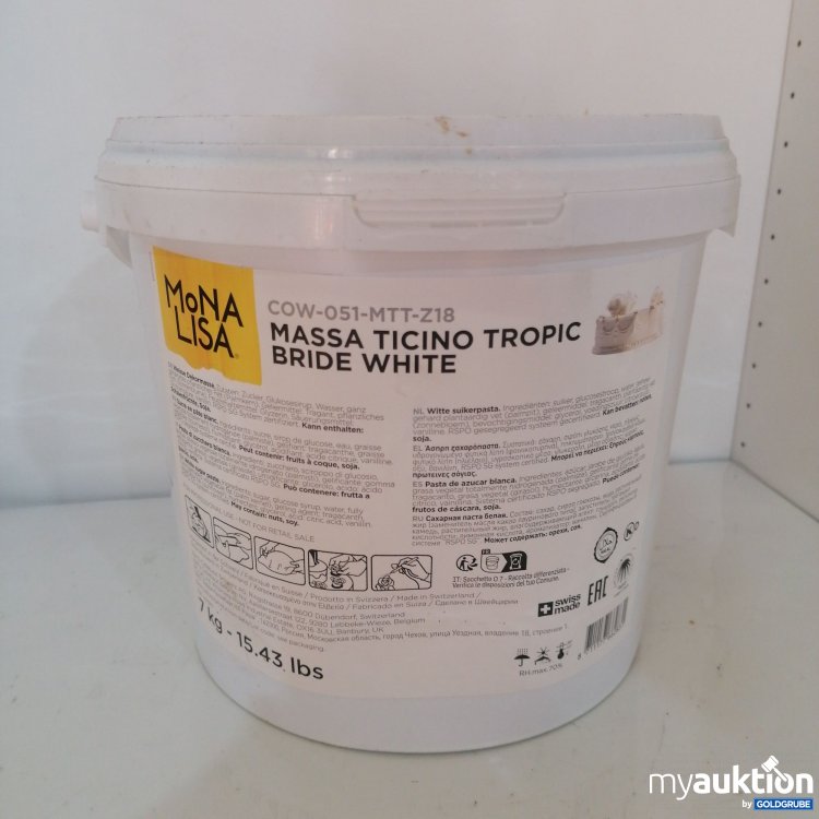 Artikel Nr. 744078: Mona Lisa Massa Tucino Tropic Bride White  7kg 