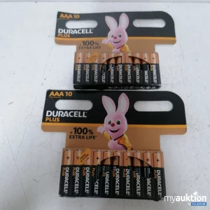 Auktion Duracell Plus AAA 10 