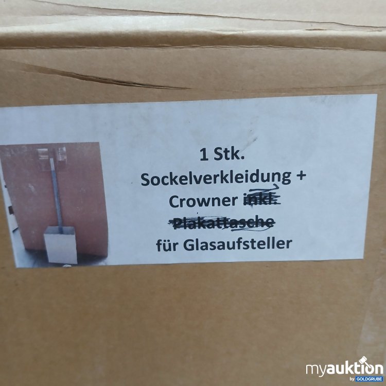 Artikel Nr. 520080: Sockelverkleidung für Glasaufsteller