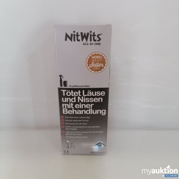 Artikel Nr. 751081: NitWits Tötet Läuse und Nissen mit einer Behandlung 120ml