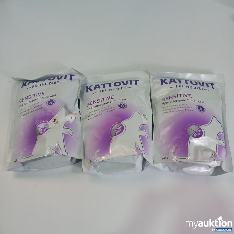 Artikel Nr. 780083: Kattovit Katzen Trockenfutter 3x400g