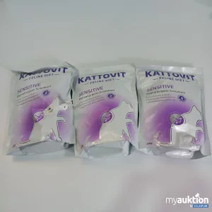 Auktion Kattovit Katzen Trockenfutter 3x400g