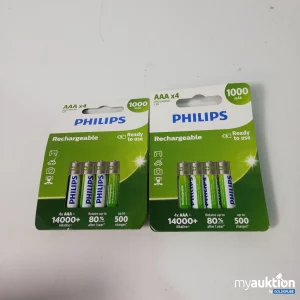 Artikel Nr. 785083: Philips Rechargeable AAA 2er Pack x4 Stück 