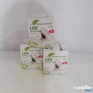 Auktion Green and Co LED Spotlight 3 Stück 