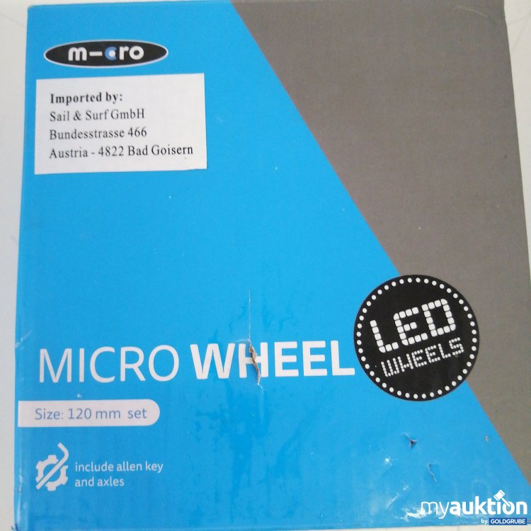 Artikel Nr. 340088: Micro Wheel, LED Wheels, 2 Stück, 120 mm