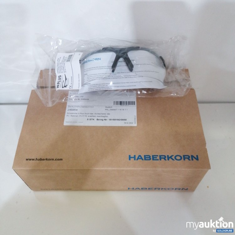 Artikel Nr. 745088: Haberkorn Schutzbrille H-Plus Boom klar 5 stk 