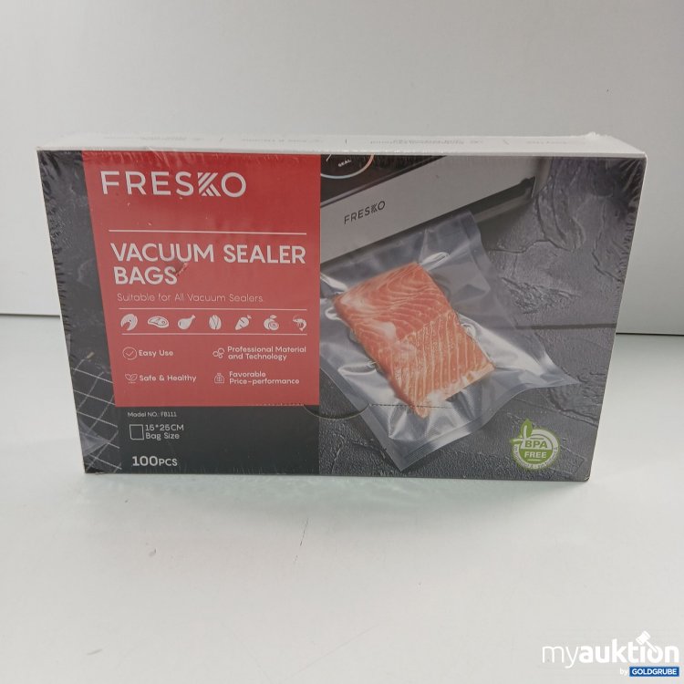 Artikel Nr. 803088: Fresko Vaccuum Sealer Bags 100 Stück 15x25cm