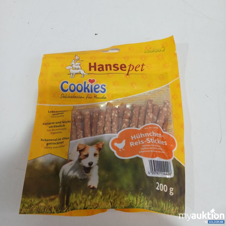 Artikel Nr. 805088: Hansepet Cookies Hühnchen Reis Sticks 200g 