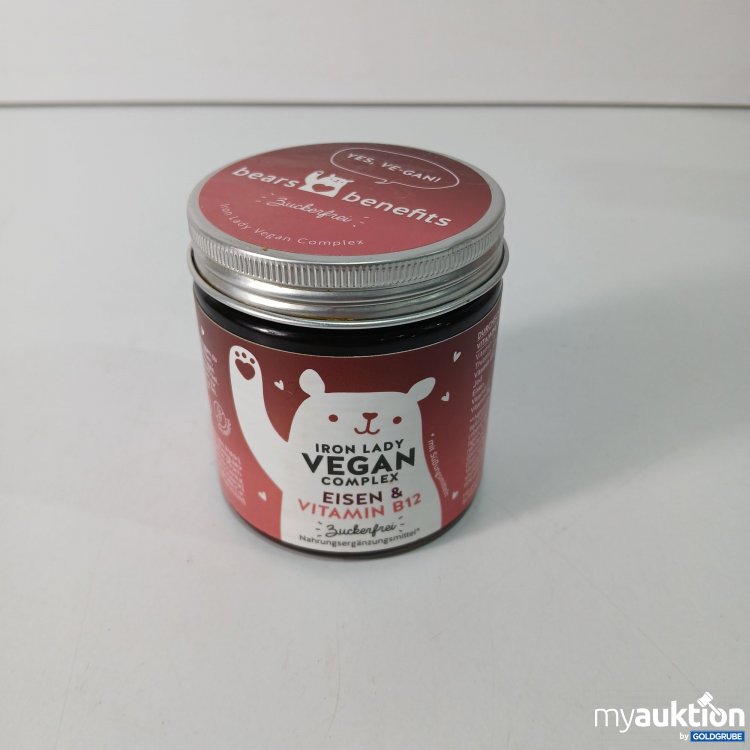 Artikel Nr. 800089: Bears Benefits Vegan Complex Vitamin B12 150g