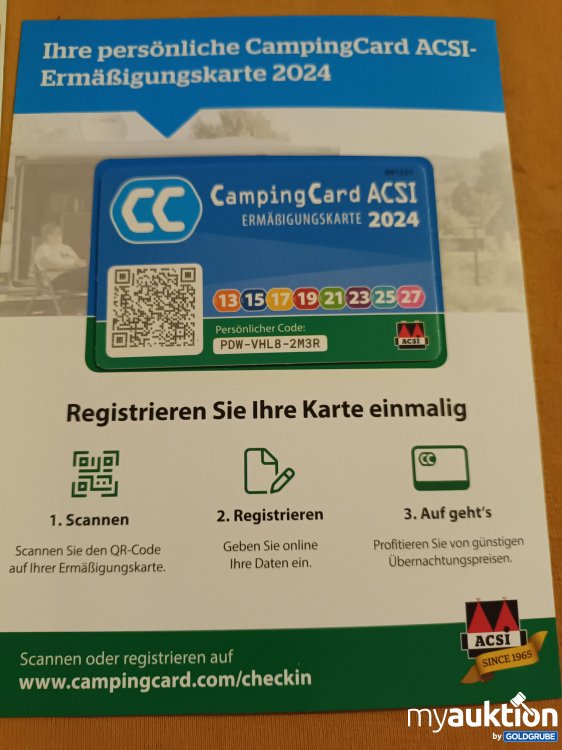 Artikel Nr. 349090: Teil 2, ACSI Campingcard & Stellplatzführer