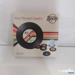 Artikel Nr. 754091: Rocks Vinyl Record Coasters 6 Stück 