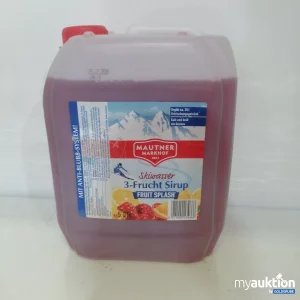 Auktion Mautner Markhof Skiwasser 3-Frucht Sirup 5l