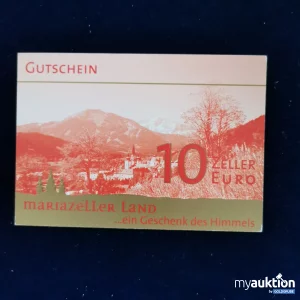 Auktion Mariazeller Land Gutschein Wert 10 Euro 