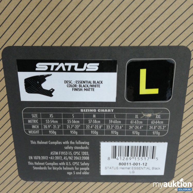 Artikel Nr. 791095: Status Downhill Helm Black L