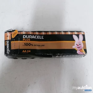 Auktion Duracell Plus AA24, Verpackung leicht beschädigt 