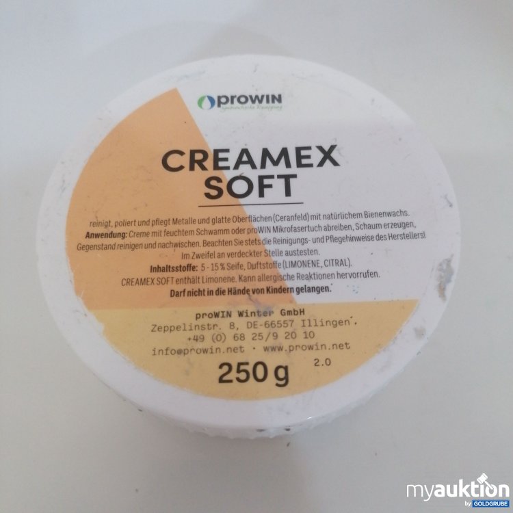 Artikel Nr. 750096: Prowin Creamex Soft 250g 