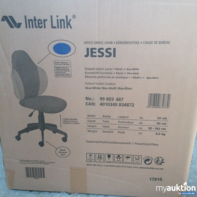 Artikel Nr. 744097: Inter Link Jessi Bürodrehstuhl 99 803 487