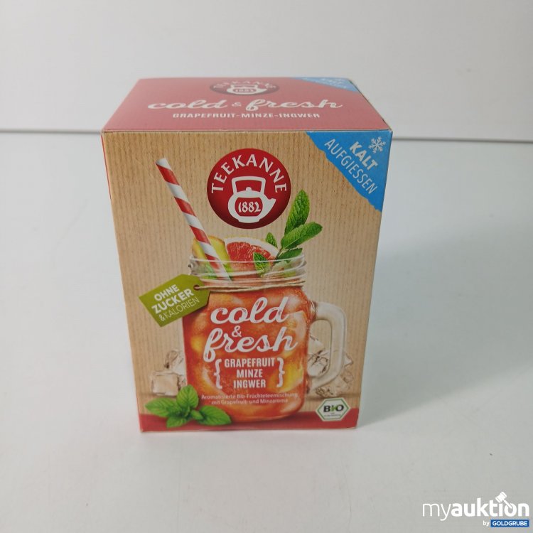 Artikel Nr. 800098: Teekanne Cold&Fresh Grapefruit-Minze-Ingwer 15 Teebeutel 