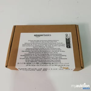 Auktion Amazon Basics AAA 20 Stück 