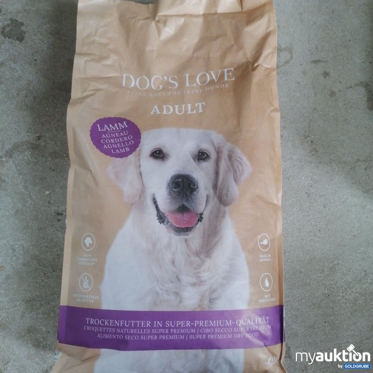 Artikel Nr. 739100: Dog's Love Trockenfutter für Hunde 12kg