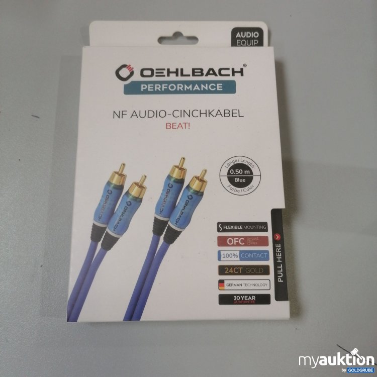 Artikel Nr. 771101: Oehlbach NF Audio-Cinchkabel 