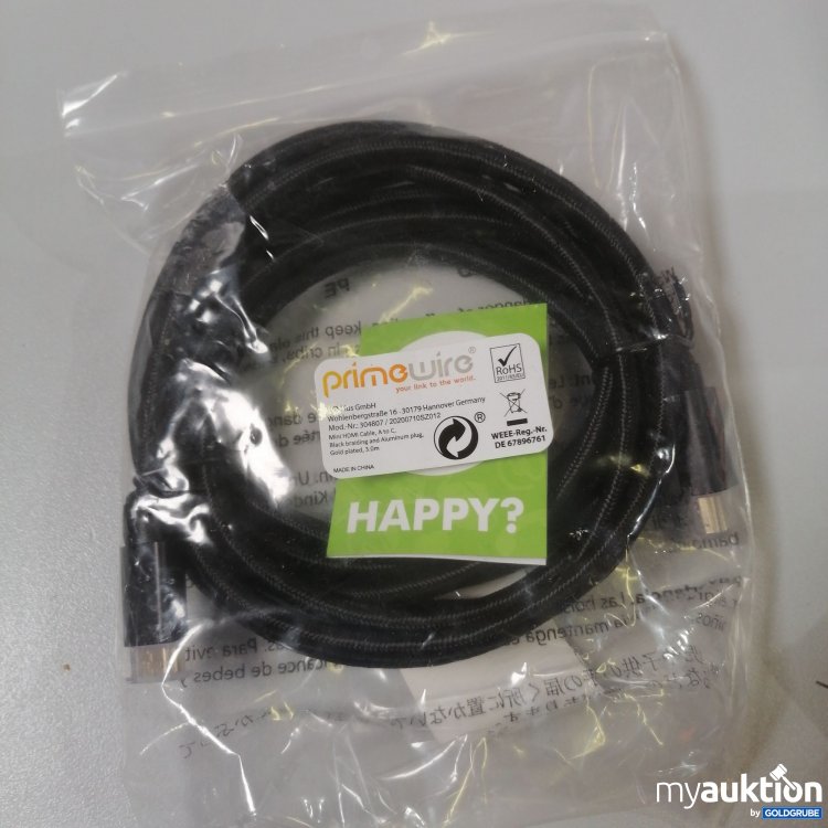 Artikel Nr. 771102: Primewire Mini HDMI Cable 3m