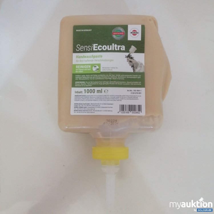 Artikel Nr. 750103: Sensi Ecoultra Handwaschpaste 1000ml