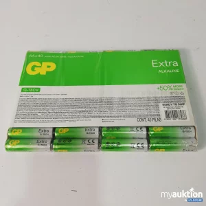 Auktion GP Extra Alkaline AA 40 Stück 