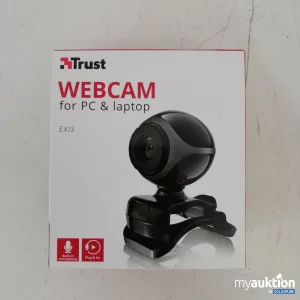 Auktion Trust Webcam mit integriertem Mikrofon für PC und Laptop 