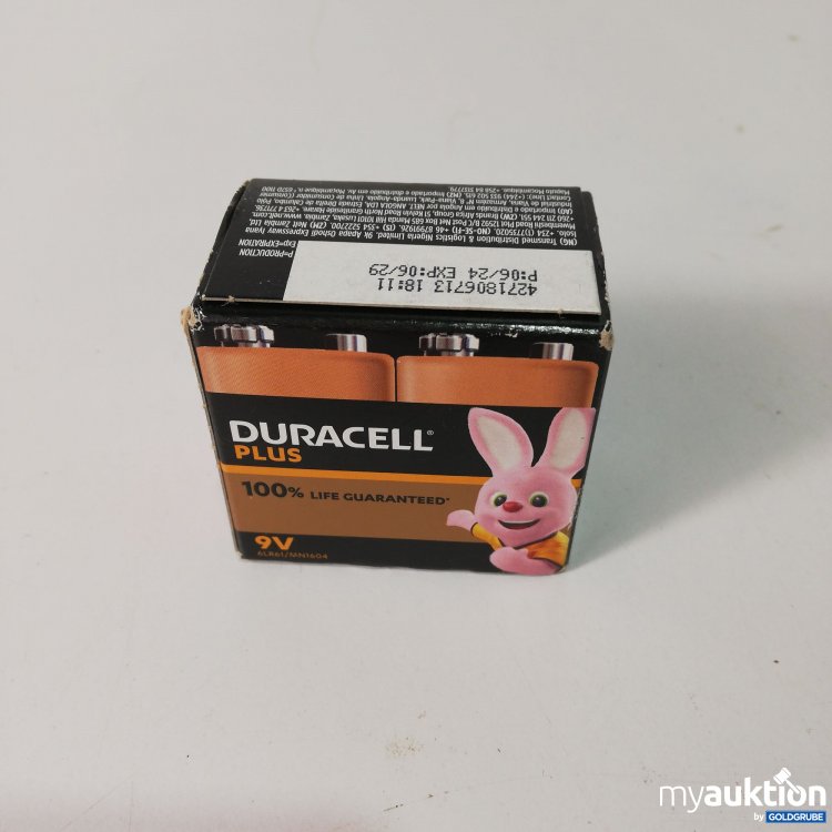 Artikel Nr. 785109: Duracell Plus 9V 6LR61 