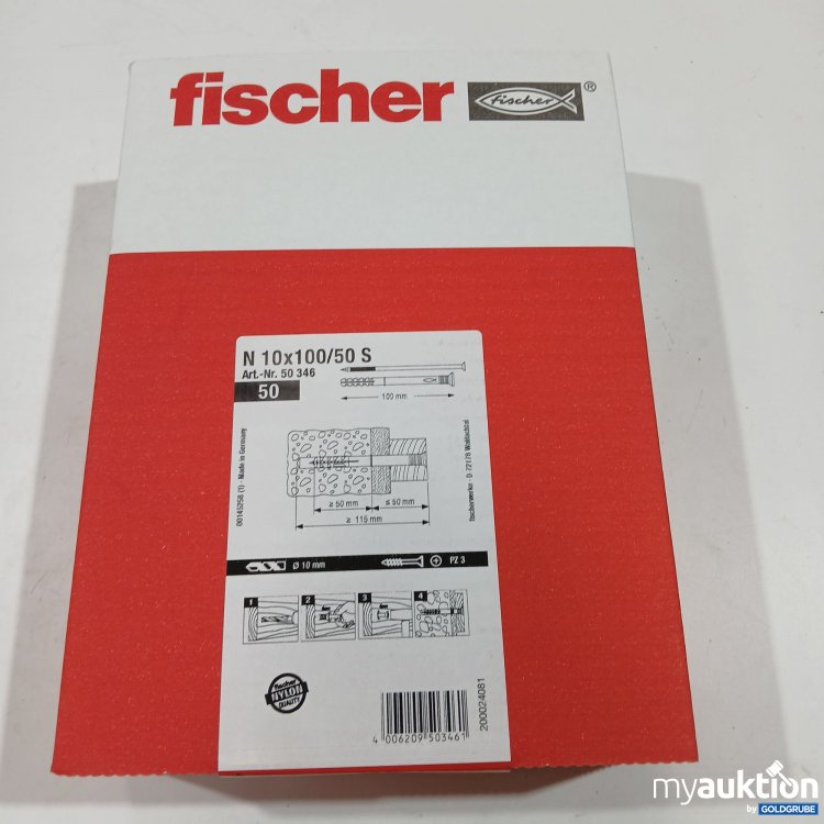 Artikel Nr. 395110: Fischer Nageldübel N-S 10x100/50 S