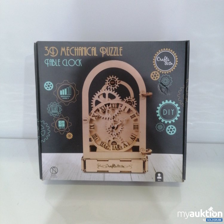 Artikel Nr. 754110: 3D Mechanical Puzzle Table Clock 