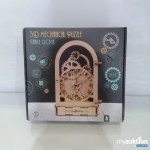 Auktion 3D Mechanical Puzzle Table Clock 