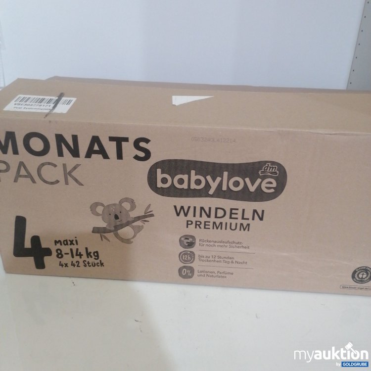 Artikel Nr. 757112: Babylove Premium Windeln 4(8-14kg) 168 Stück 