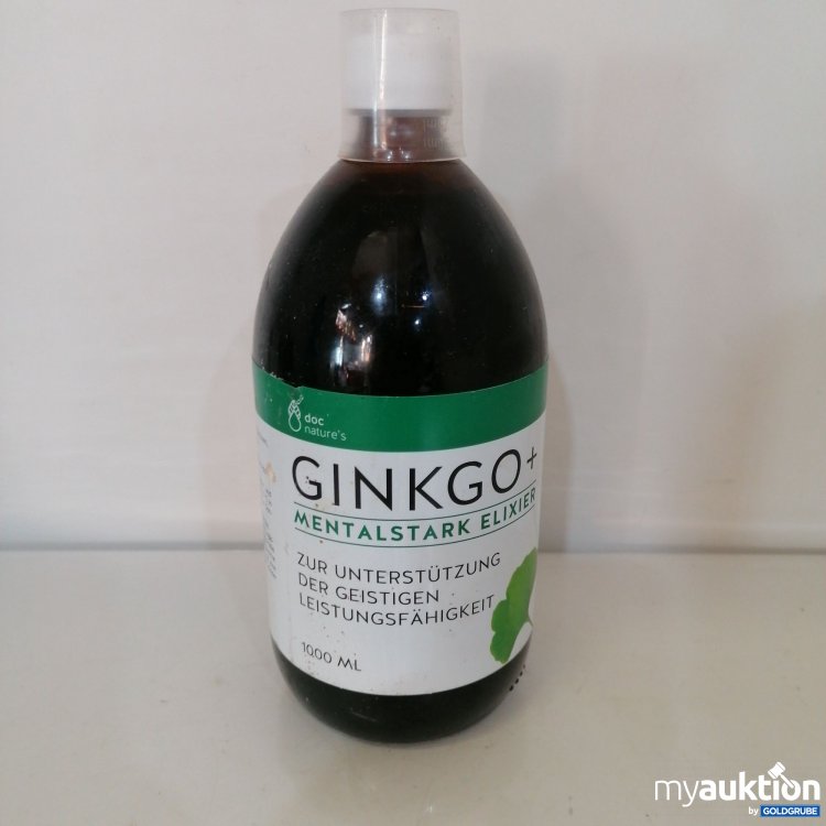 Artikel Nr. 767112: Doc Nature's Ginko+ Mentalstark Elixier 1000ml