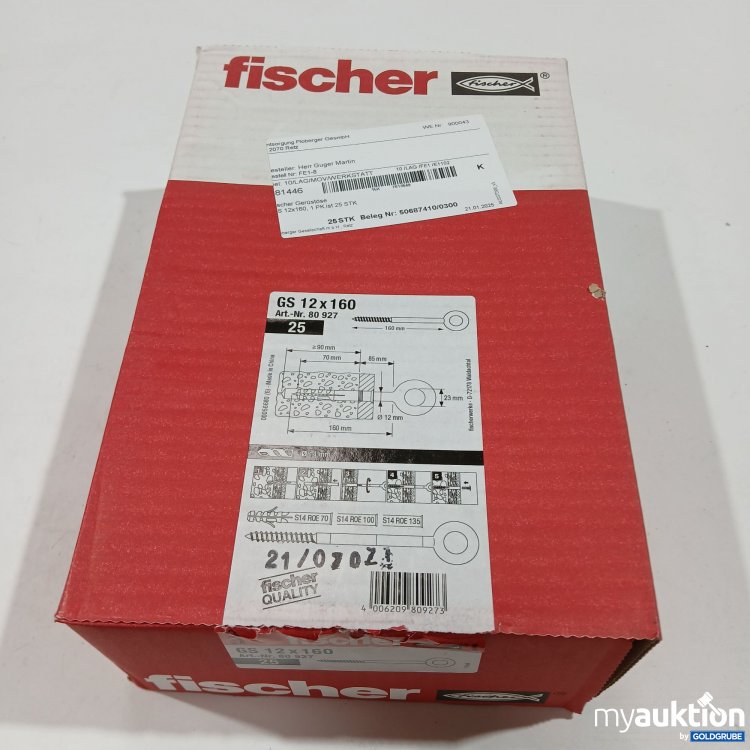 Artikel Nr. 395113: Fischer Gerüstöse GS12x160 25er Pack