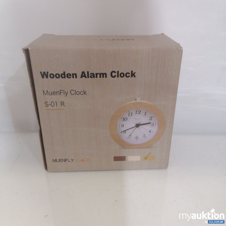 Artikel Nr. 748113: MuenFly Clock Wooden Alarm Clock 