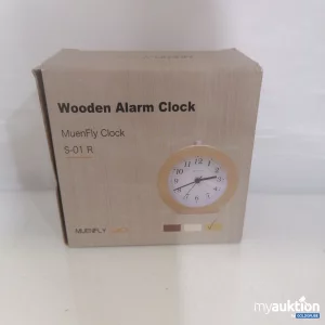 Auktion MuenFly Clock Wooden Alarm Clock 