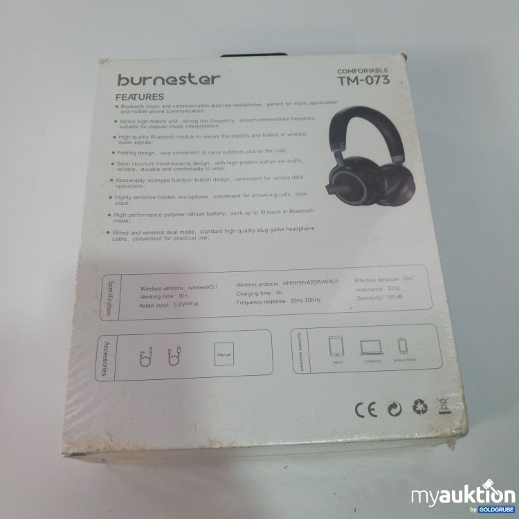 Artikel Nr. 769120: Burnester Wirless Headphones TM-073 