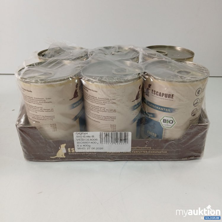 Artikel Nr. 794121: Escapure Hundefutter 6x400g